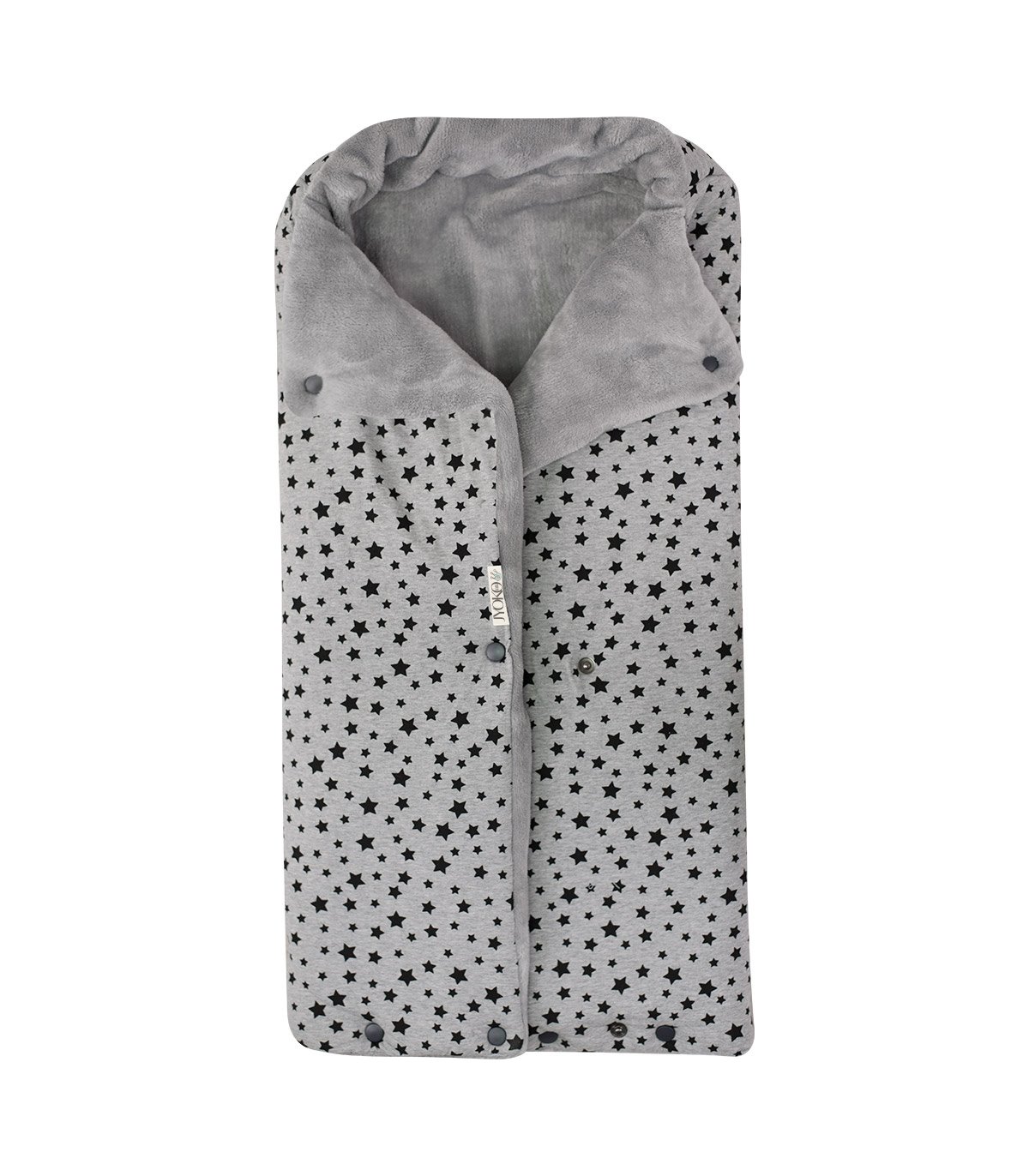 Saco capazo bebe - Vista frontal Black Star