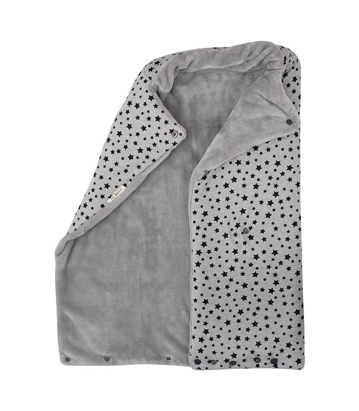 Saco capazo bebe - Vista interna y externa Black Star Saco capazo bebe - Vista interna y externa Black Star