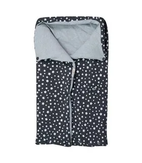 Saco capazo bebe - Vista frontal Winter Sky