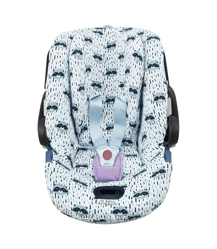 Cybex Aton 4 - Vista frontal Blue Sparkles