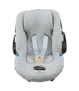Cybex Aton 5 y Gb Idan - Vista frontal White Star