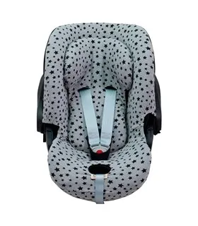 Cybex Cloud Q y Aton M - Vista frontal Black Star