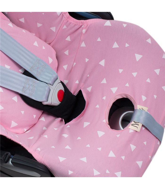 Cybex Cloud Q e Aton M - Detalhe de ilhós Pink Sparkles