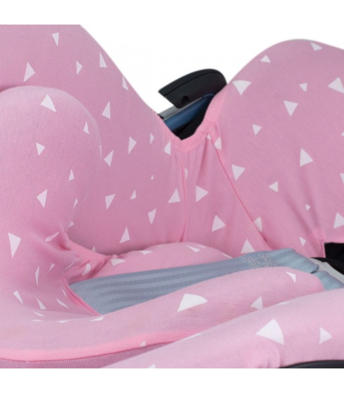 Cybex Cloud Q e Aton M - Correias de segurança Pink Sparkles