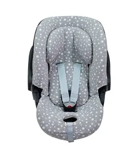 Cybex Cloud Q y Aton M - Vista frontal White Star