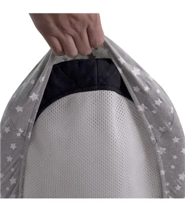 Funda hamaca babybjorn - Detalle elástico White Star