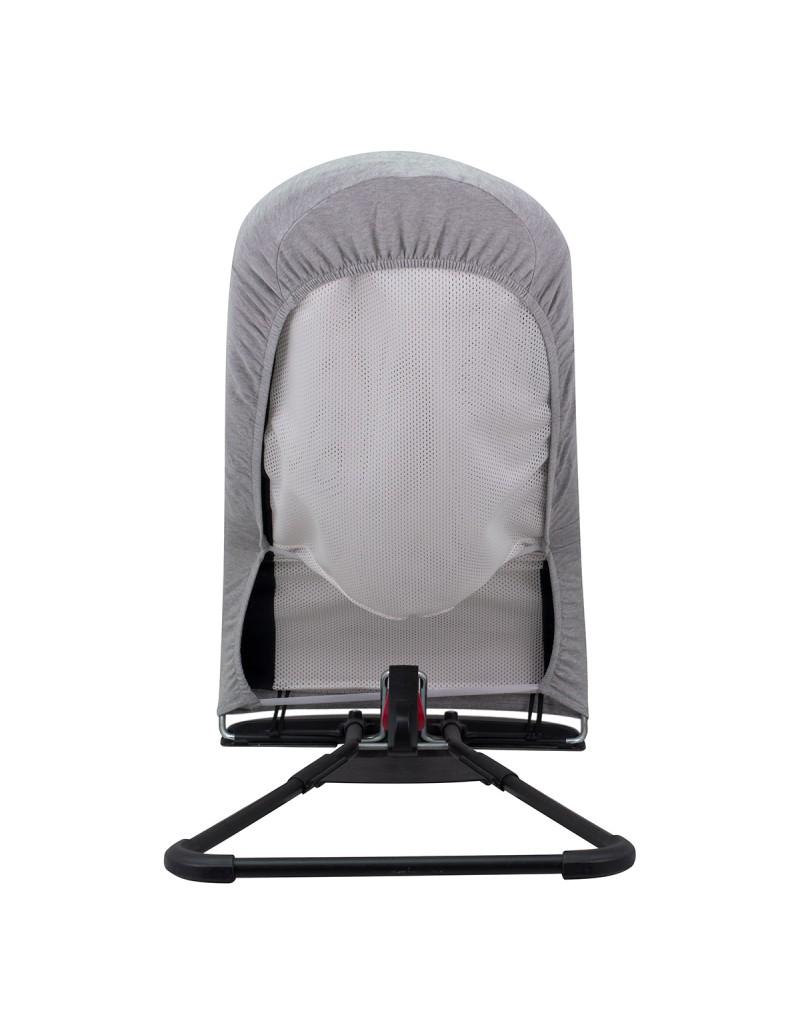 capa de rede babybjorn - vista traseira Stone Grey