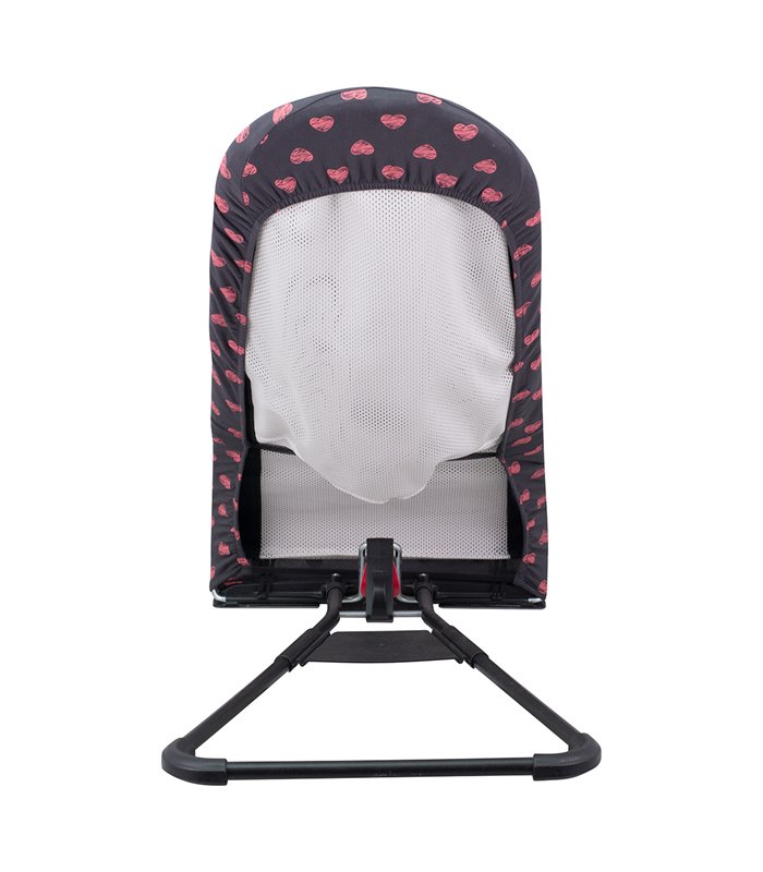 capa de rede babybjorn - vista traseira Fluor Heart