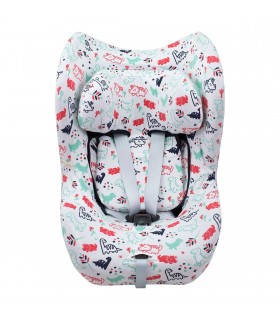 Cybex Sirona M2 y Gb Vaya I size - Vista frontal Dino Party