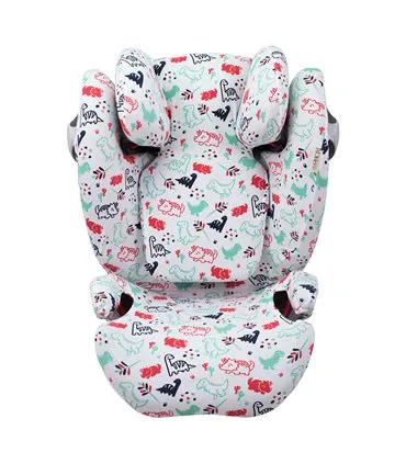 Funda para Cybex Solution M-S-Fix - Vista frontal Dino Party
