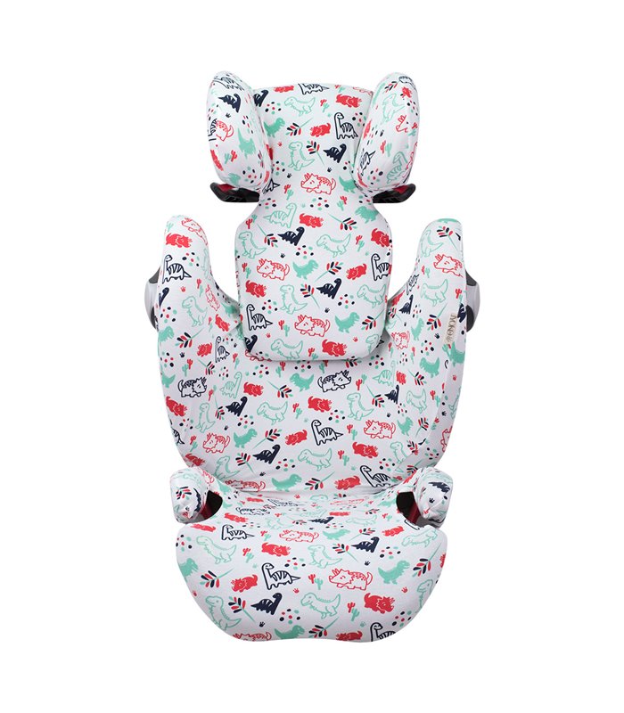 Funda para Cybex Solution M-S-Fix - Vista 3/4 Dino Party