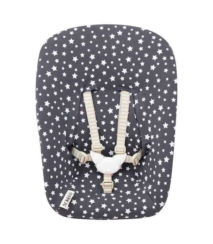 stokke tripp trapp - vista frontal Estrela branca