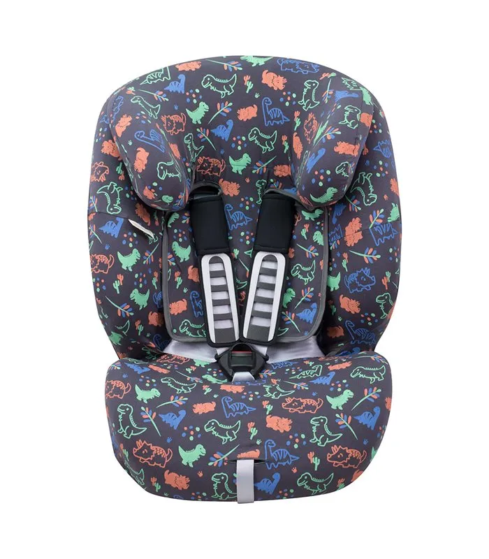 britax romer advansafix iii sict - vista frontal do Happy Dino