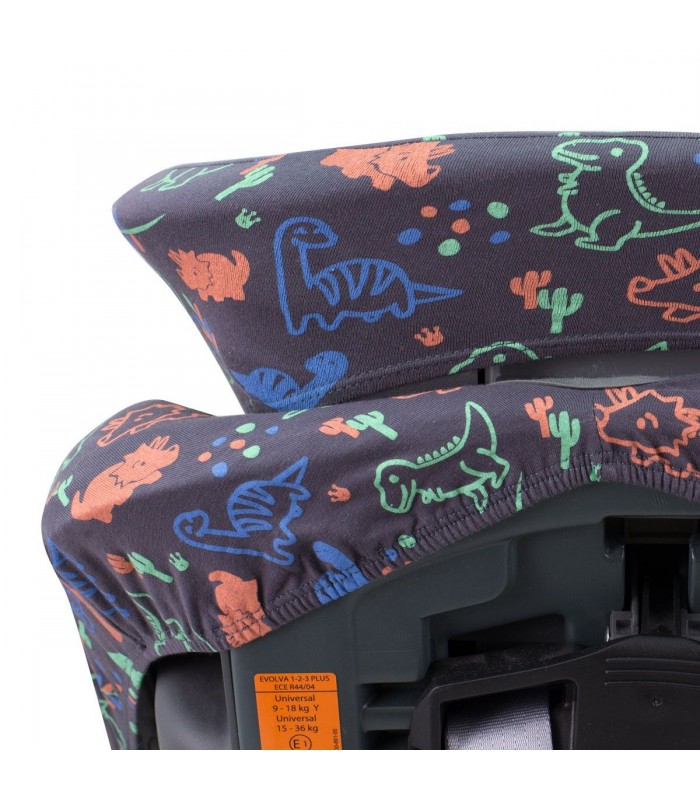 britax romer advansafix iii sict - Detalhe da cabeça do Happy Dino