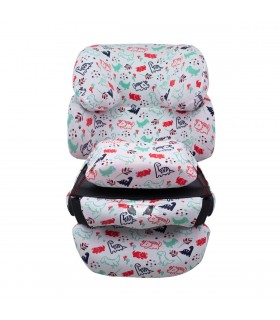 Cybex Pallas Fix - Vista frontal Dino Party