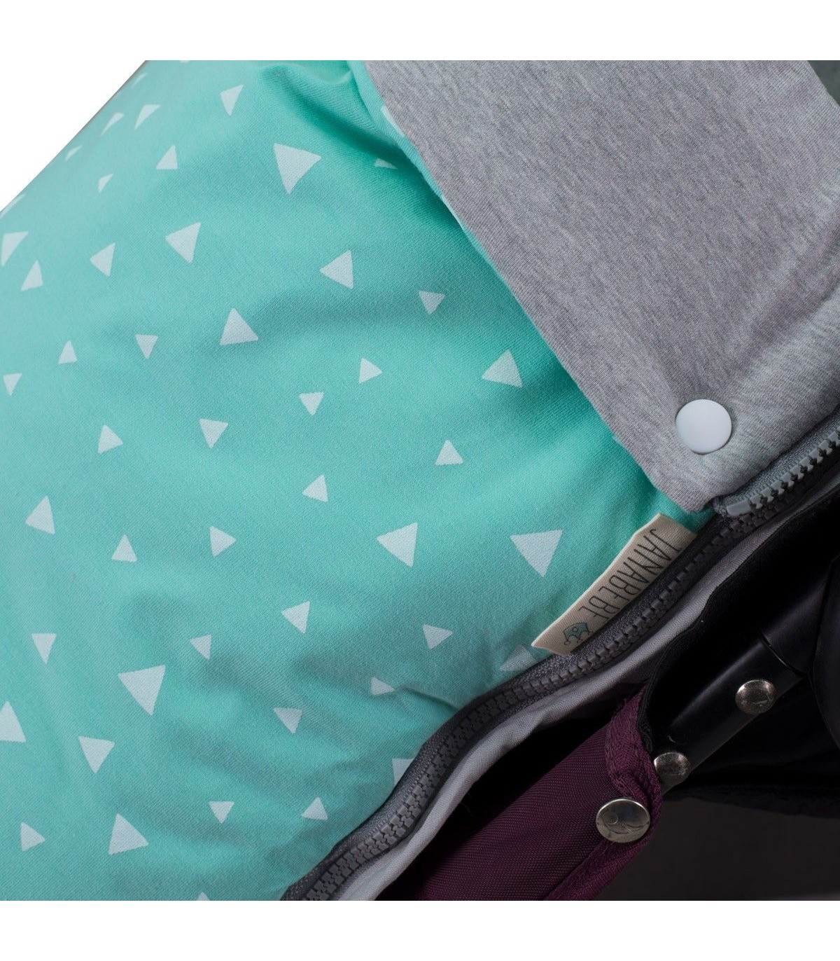 Detalle boton Mint Sparkles