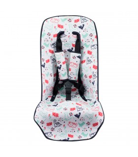 Silla coche bebe - Vista frontal Dino Party