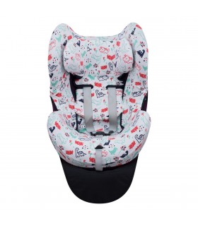 Cybex Sirona Q y Z i size - Frontal desplegada Dino Party