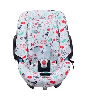 Cybex Aton 4 - Vista frontal Dino Party