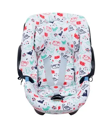 Cybex Aton 5 y Gb Idan - Vista frontal Dino Party