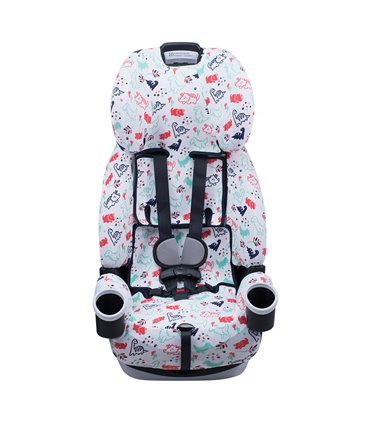 vista frontal desplegado Dino Party