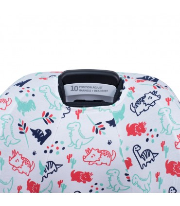 Vista superior da festa Dino