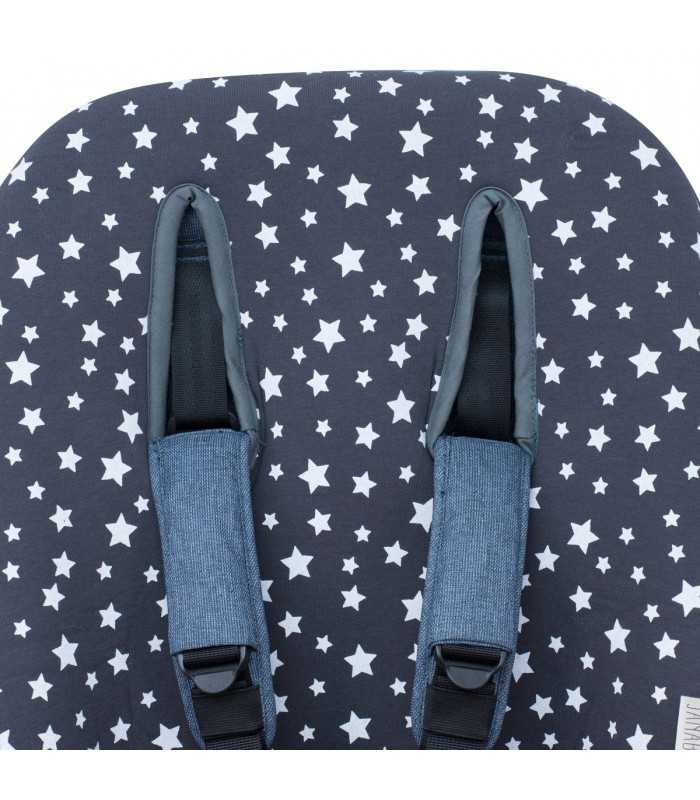 Bugaboo Donkey - Detalhe do ilhó no topo do céu de inverno
