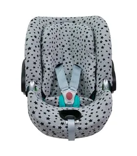 Cybex Aton Q - Vista frontal Black Star