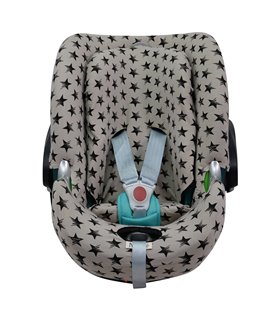 Cybex Aton Q - Vista frontal Dino Party 2