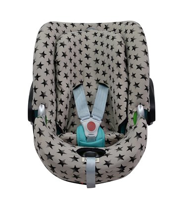 Cybex Aton Q - Vista frontal Dark Sky