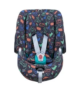 Cybex Aton Q - Vista frontal Happy Dino