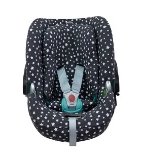Cybex Aton Q - Vista frontal Winter Sky