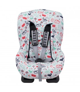 Funda silla coche universal - Vista frontal Dino Party