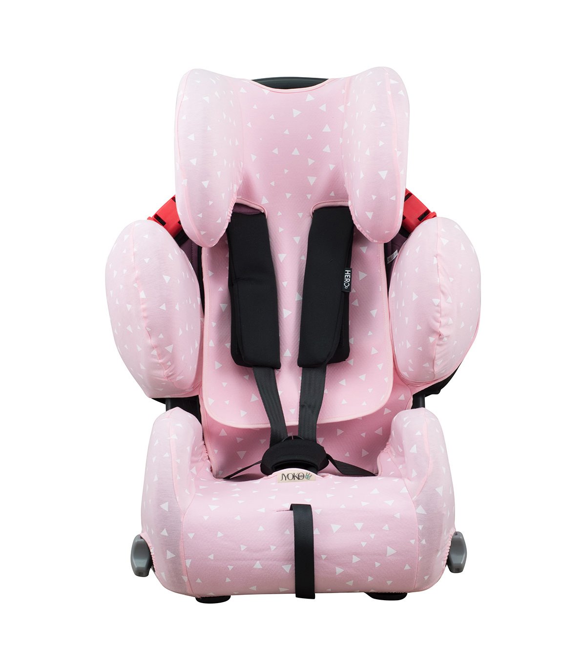 Recaro Young Sport Hero - Vista Frontal Rosa Brilhos