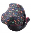 Maxi cosi Pebble e Baby conforto - vista traseira 3/4 Happy Dino