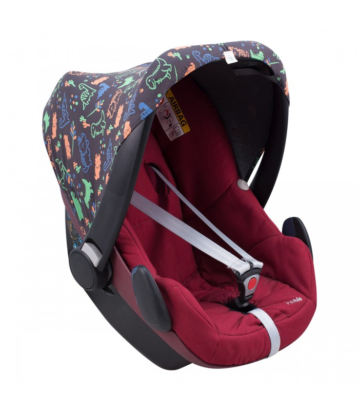 Maxi cosi Pebble e Baby conforto - vista 3/4 Happy Dino