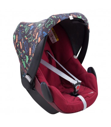 Maxi cosi Pebble e Baby conforto - vista 3/4 Happy Dino