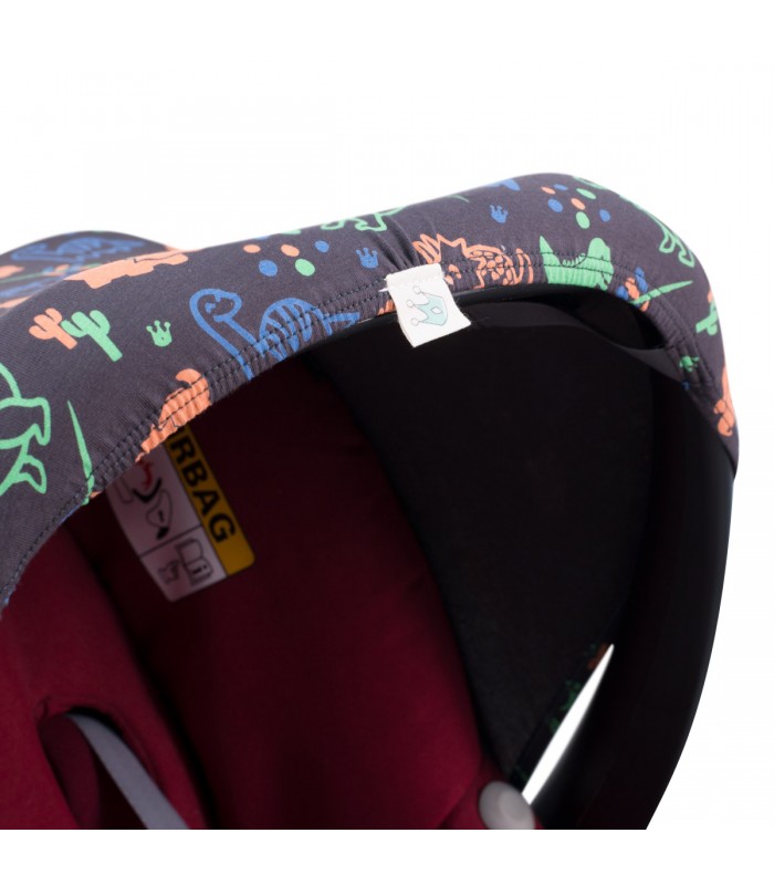 Maxi cosi Pebble y Bebe confort - Detalle velcro Happy Dino