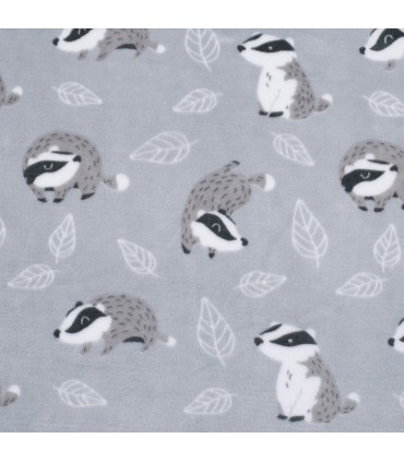 Detalhe de estampa de texugo