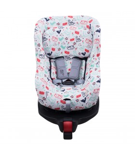 &nbsp;Romer Dualfix I-size&nbsp; - Vista frontal Dino party