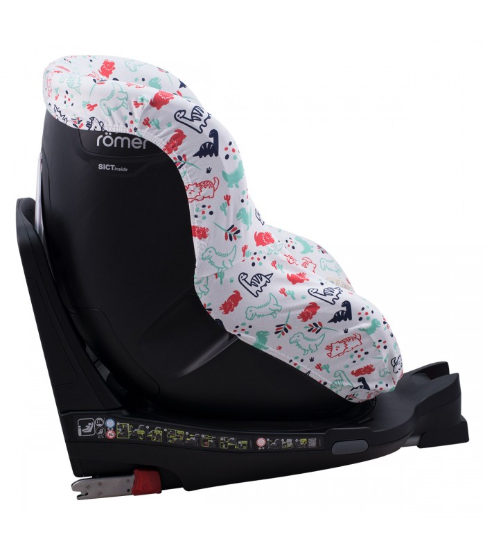 Romer Dualfix I-size - Vista lateral white star Romer Dualfix I-size - Vista lateral white star