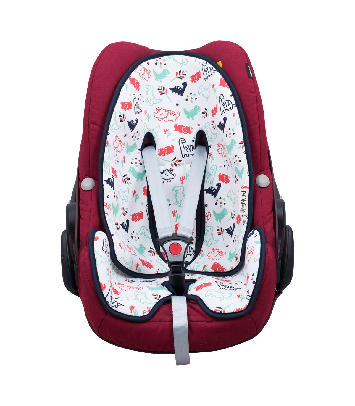 Silla coche bebe - Vista frontal Dino Party