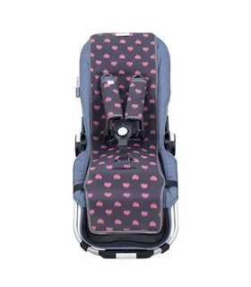 cochecito gemelar - Vista frontal Fluor heart