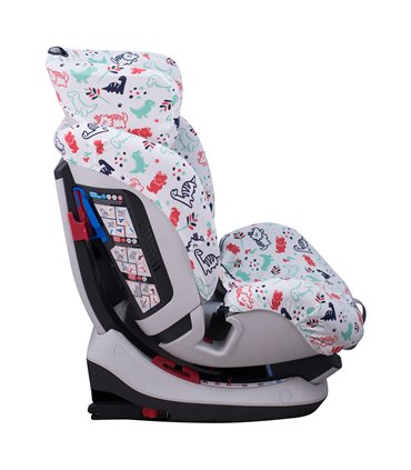 Chicco Seat Up 012 y Youniverse - Vista lateral Dino Party