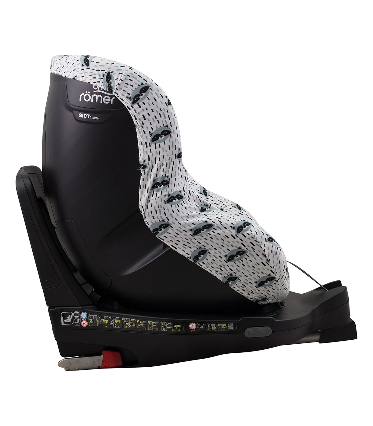  Romer Dualfix I-size  - Vista lateral Racoon Town
