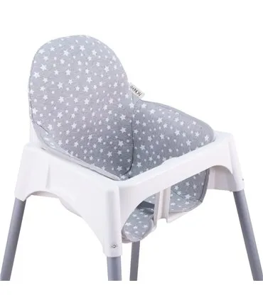 Cadeira alta IKEA - vista superior 3/4 White Star