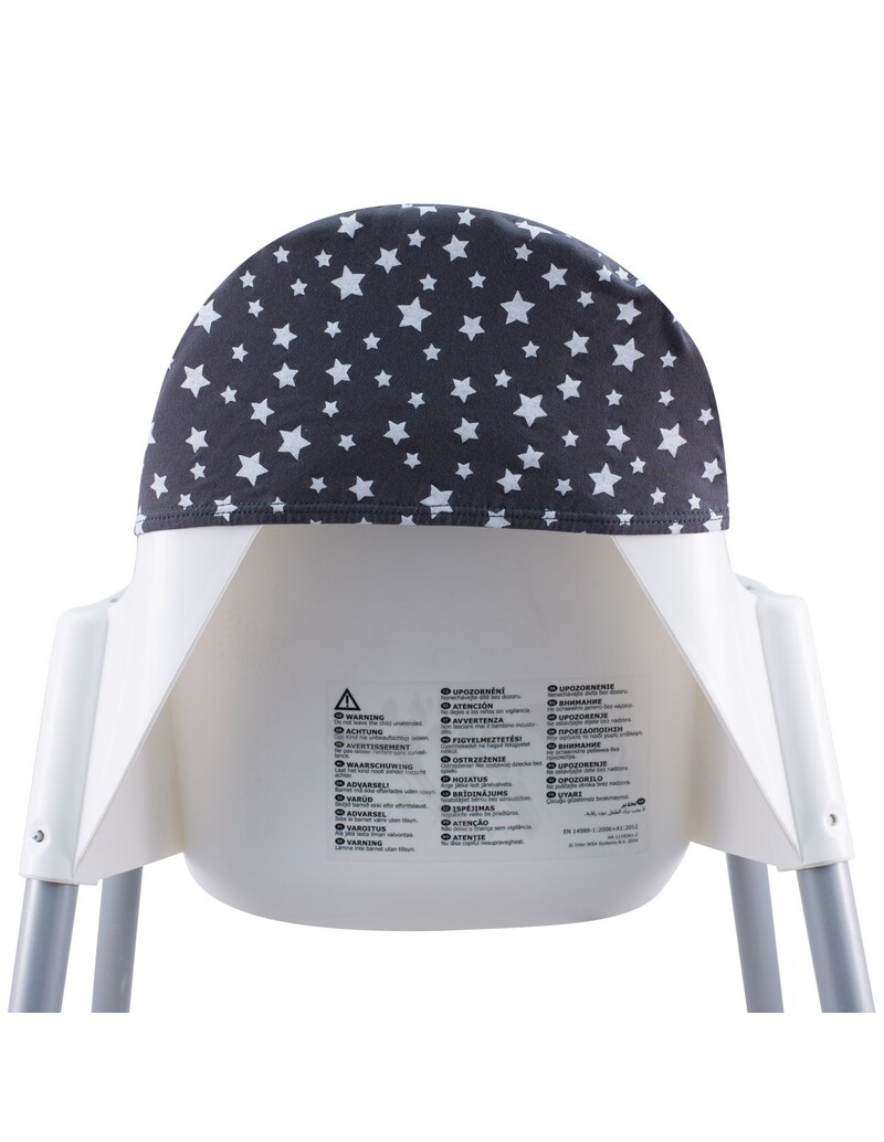 Cadeira alta ikea - vista traseira do céu de inverno