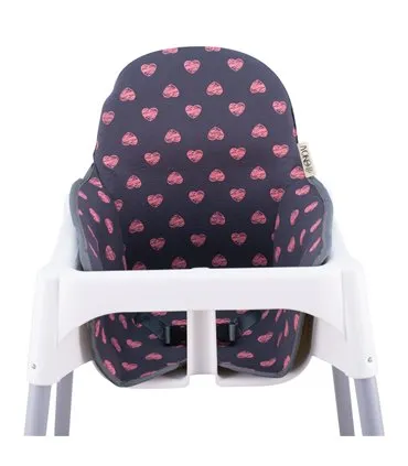 Cadeira alta ikea - Fluor Heart vista frontal