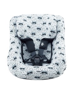 Joie Spin 360 y Nuna Rebl - Vista frontal Racoon Town
