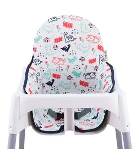 trona ikea - Vista frontal Dino Party